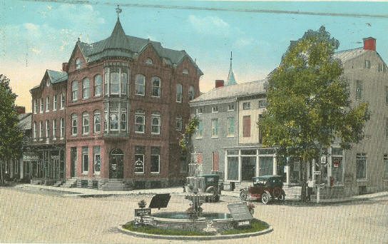 Historic view of the Emmitsburg square